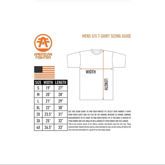 AMERICAN FIGHTER Bradley Eagle Blue Athletic Fit Mens Crewneck T-shirt L-3XL NWT - Picture 2 of 9